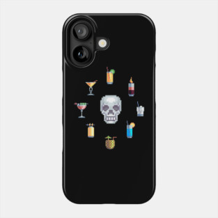 Skull & Cocktails Phone Case