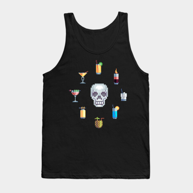 Skull & Cocktails Tank Top by Dr. Cork