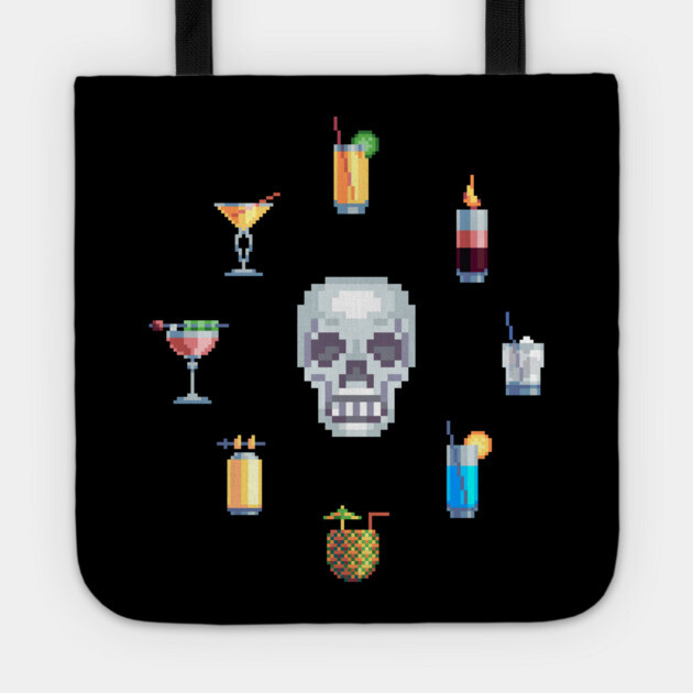 Skull & Cocktails Tote by Dr. Cork
