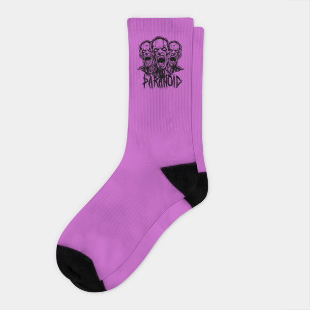 PARANOID Socks by artslaves