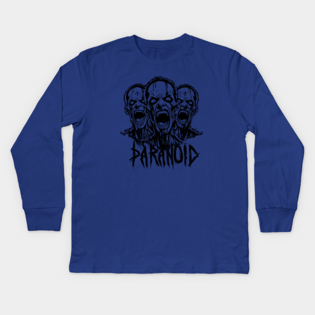PARANOID Kids Long Sleeve T-Shirt by artslaves