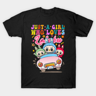 Funny Labubu Cute Labubu The Monsters Meme Girls Women Kids T-Shirt