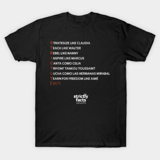 Strictly Facts Podcast T-Shirt