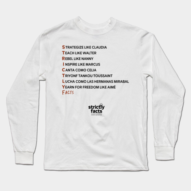 Strictly Facts Podcast 2 Long Sleeve T-Shirt by Alexandria's Store