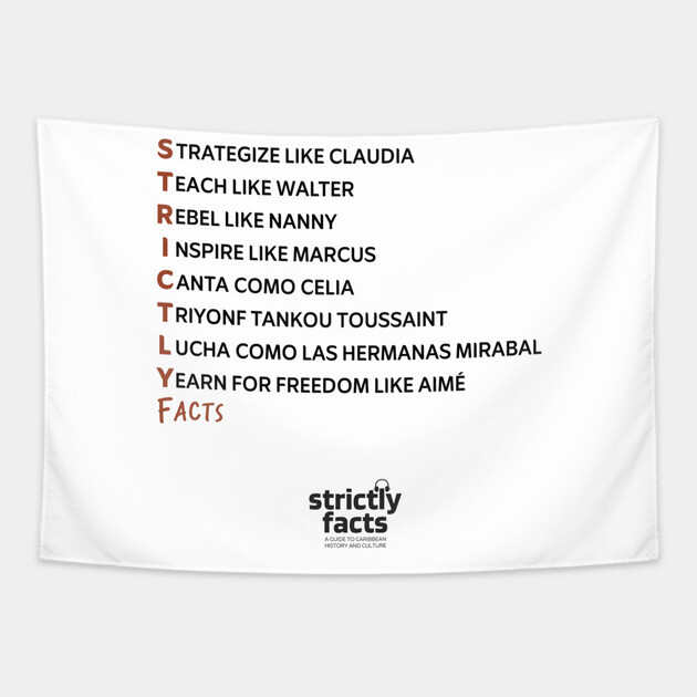 Strictly Facts Podcast 2 Tapestry by Alexandria's Store