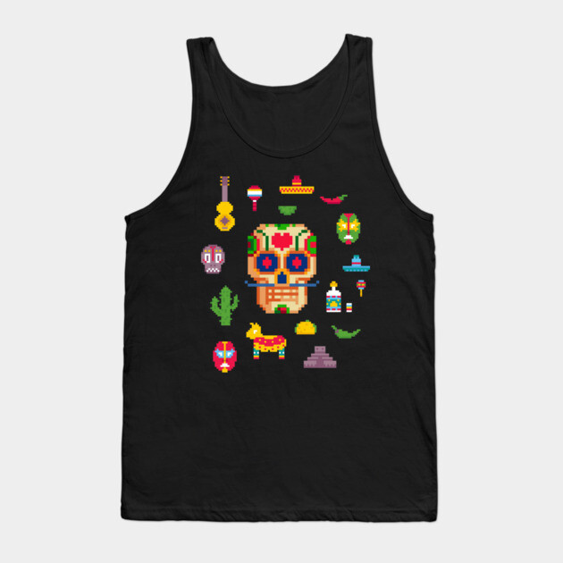 Day of the Dead Tank Top by Dr. Cork