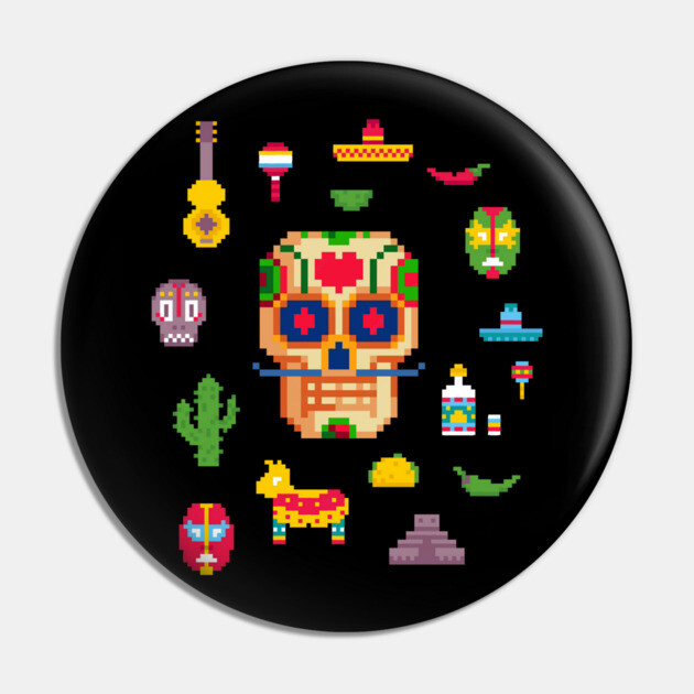 Day of the Dead Pin by Dr. Cork