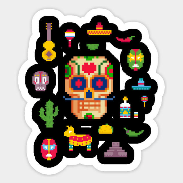 Day of the Dead Sticker by Dr. Cork