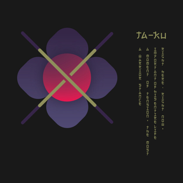 Taiko Haiku Flower by WebCreativeStore