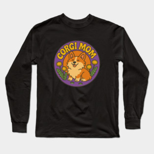 Corgi Mom Long Sleeve T-Shirt