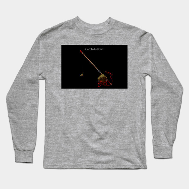 Catch-A-Bowl - Weed Design Long Sleeve T-Shirt by MrGreenGenes420