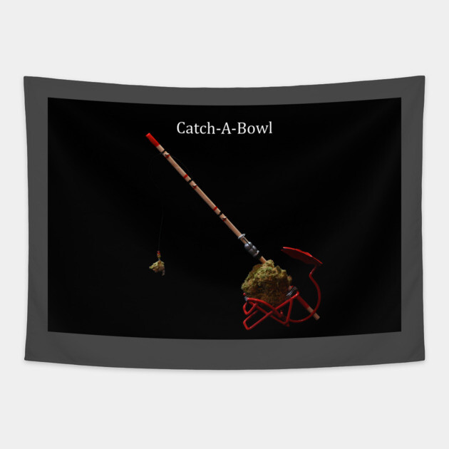 Catch-A-Bowl - Weed Design Tapestry by MrGreenGenes420