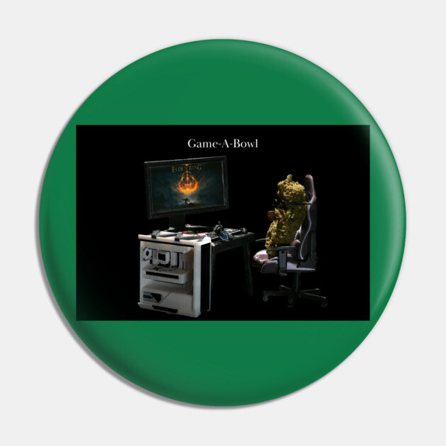 Game-A-Bowl - Weed Design Pin by MrGreenGenes420