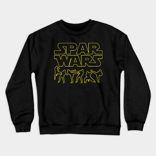 Spar Wars Martial Arts Kickboxing MMA Crewneck Sweatshirt