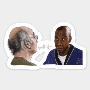 Curb Your Enthusiasm: Spell It Sticker