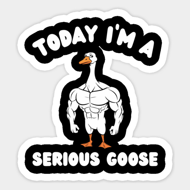 Today I'm A Serious Goose Magnet by Creatifly Graphic Tees
