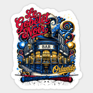 Le Gobelet Noir Paris Bar and Restaurant Orlando Florida Magnet