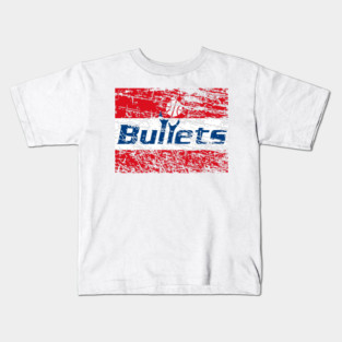 Washington Bullets Distressed Kids T-Shirt