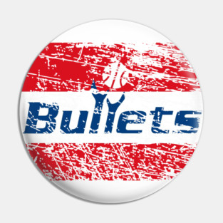 Washington Bullets Distressed Pin