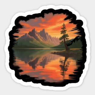 Silent Reflection Sticker
