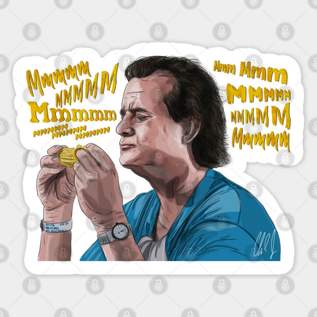 What About Bob: Corn on the Cob Sticker by 51Deesigns