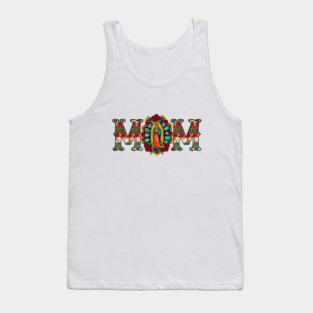 Catholic Mom Mexican Mom Virgen de Guadalupe Religious Tank Top