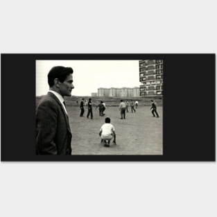 Pasolini Watching the Suburbs – Italian Neorealism Icon Posters and Art
