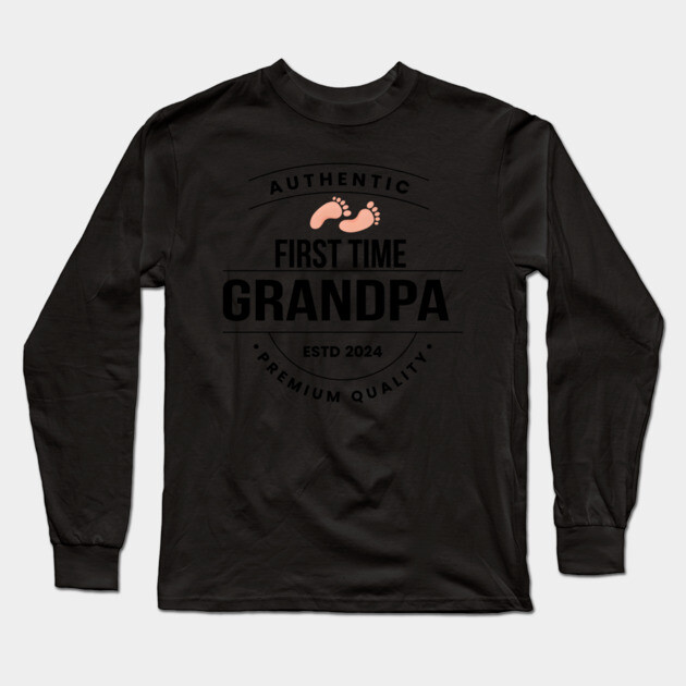 Authentic Time Grandpa Milestone Grandchild Authentic First Time
