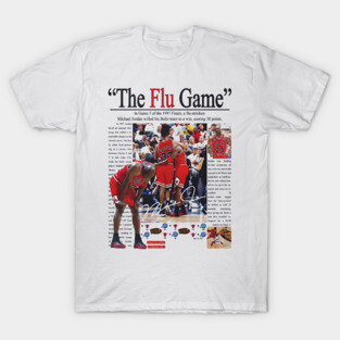 Michael Jordan Flu Game T-Shirt