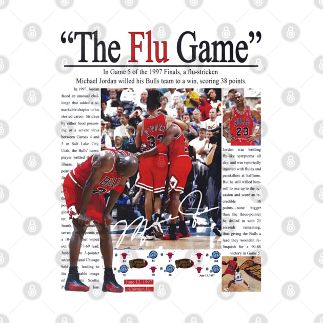 Michael Jordan Flu Game T-Shirt