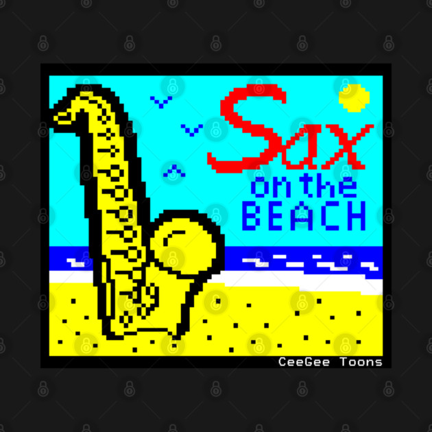 Sax on the Beach - Teletext by CeeGeeToons