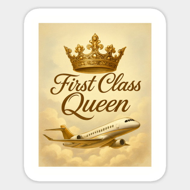 First Class Queen Sticker by FirstClassQueen