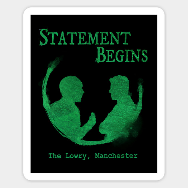 Statement Begins - Live Show July 2025 Official Design Sticker by Rusty Quill