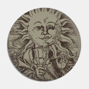 The Daydrinker Tarot Card Pin