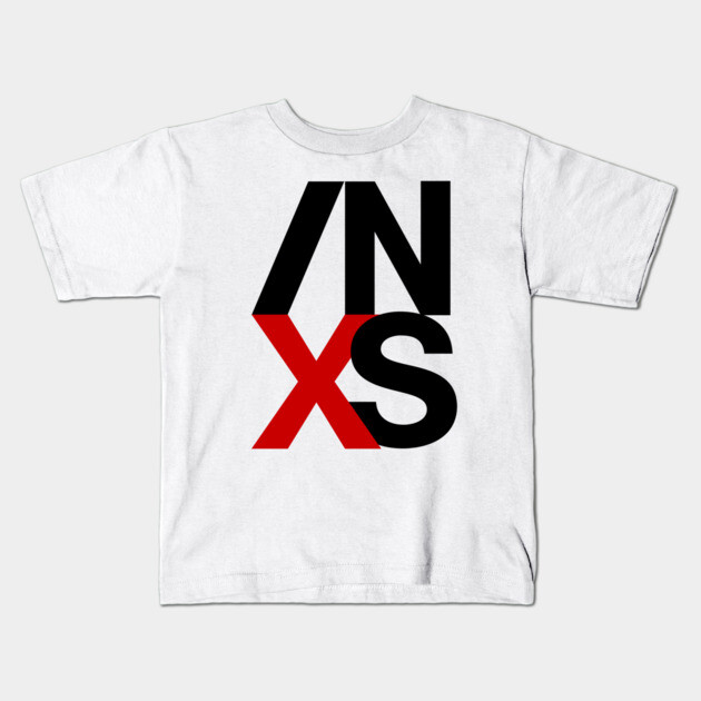 INXS Fan Art Kids T-Shirt by Timeless Chaos