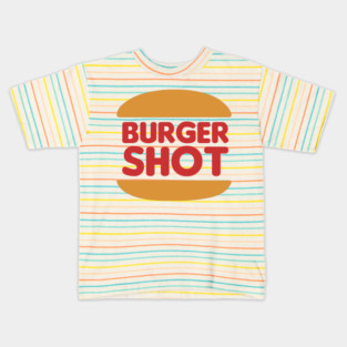 Burger Shot Classic Parody Logo – GTA-Inspired Design Kids T-Shirt
