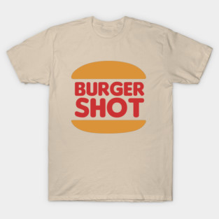 Burger Shot Classic Parody Logo – GTA-Inspired Design T-Shirt