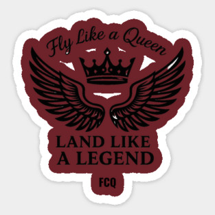 land like a legend Sticker
