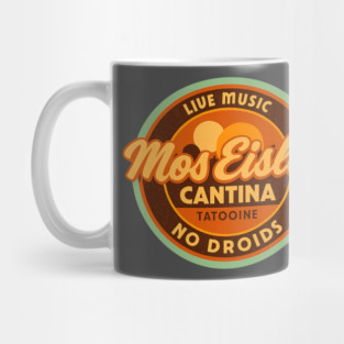 Mos Eisley Cantina – Retro Sci-Fi Desert Bar Design | No Droids Allowed Mug