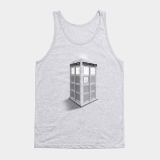 3D TARDIS Tank Top