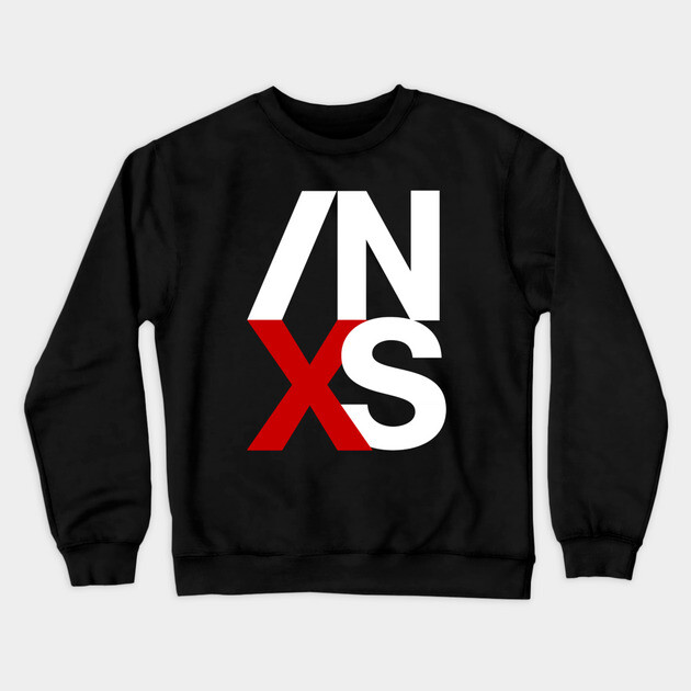 INXS Fan Art Design Crewneck Sweatshirt by Timeless Chaos