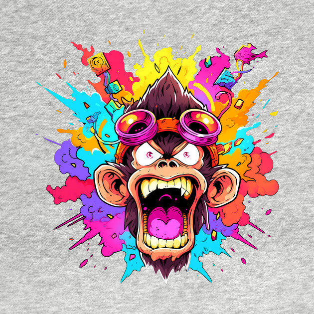 Crazy Funky Angry Monkey by Atomic Prophet