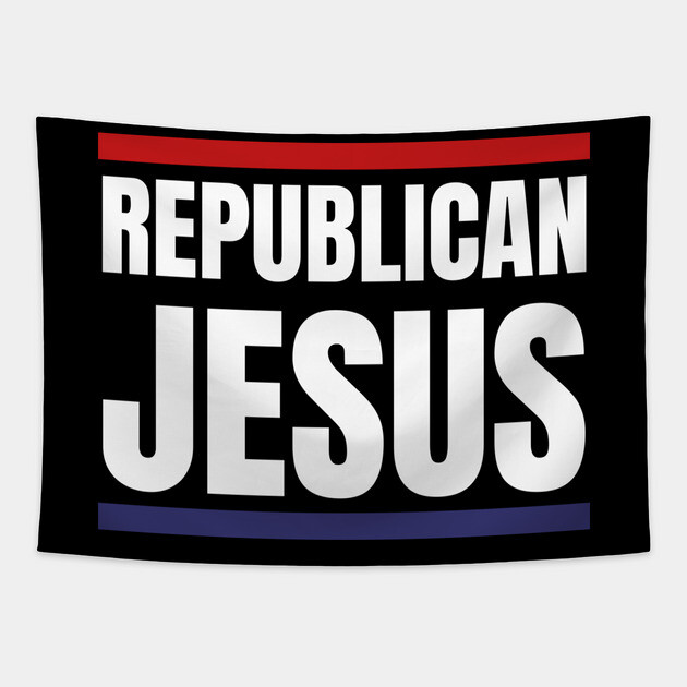 Republican-Jesus Tapestry by Creatifly Graphic Tees