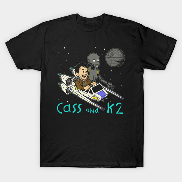 Cass and K2 T-Shirt by TrulyMadlyGeekly