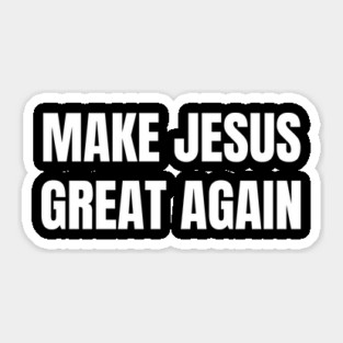 Republican-Jesus Sticker