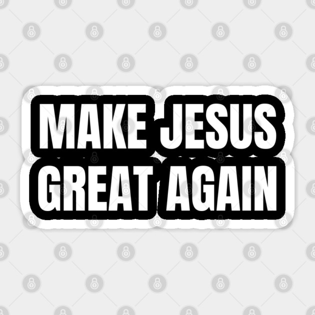 Republican-Jesus Sticker by Creatifly Graphic Tees