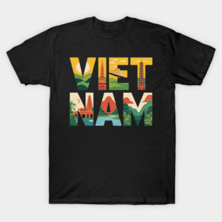 Vietnam Southeast Asia Souvenir Holidays in Paradise T-Shirt