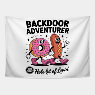 Backdoor Adventurer Tapestry