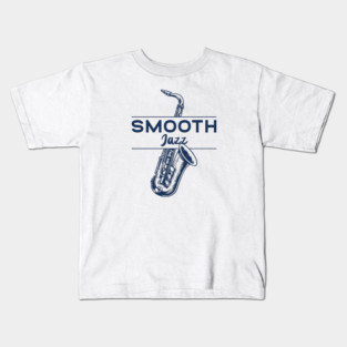 Smooth Jazz Flow. Sax Edition Kids T-Shirt