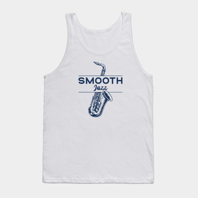 Smooth Jazz Flow. Sax Edition Tank Top by filiposwear